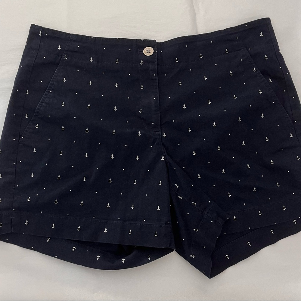 Nautica blue with white short size 10